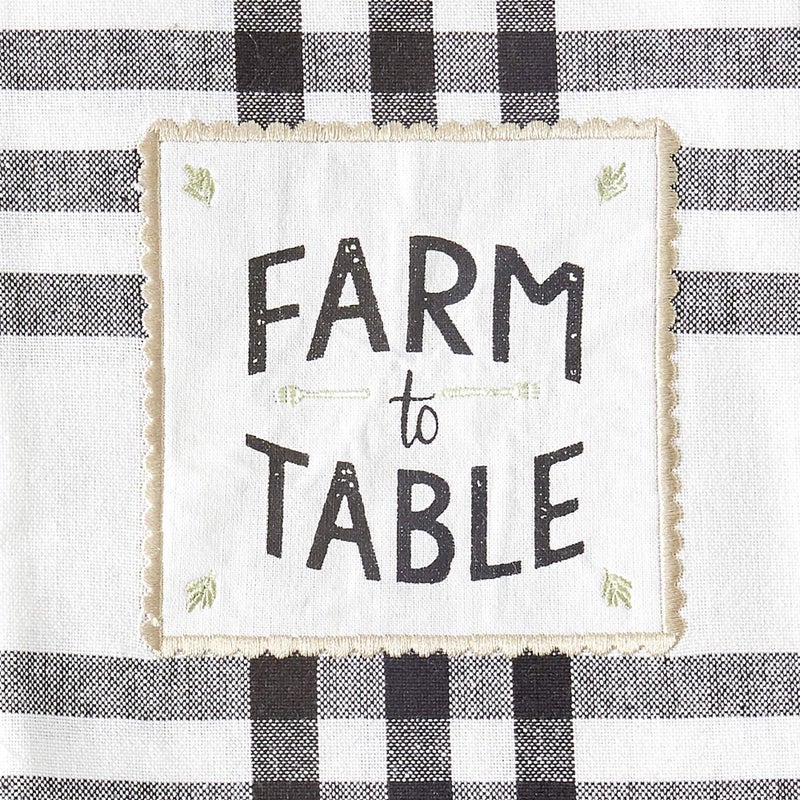 DII Home Sweet Farmhouse Kitchen Collection, Dishtowel Set, 18x28, Black, 4 Count - Image 5